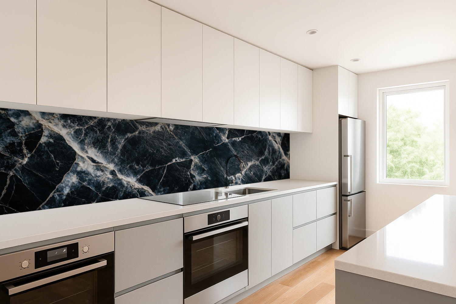 Küchenrückwand Marmoroptik