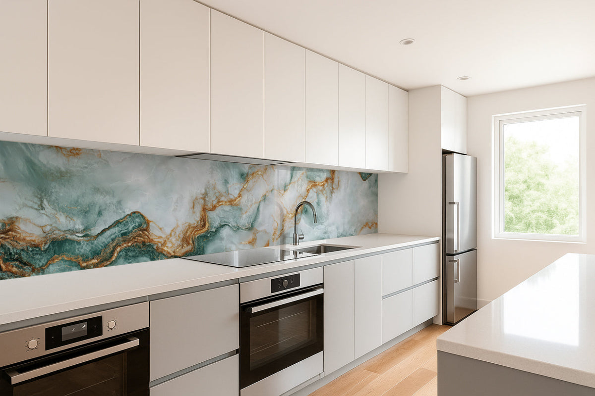 Küchenrückwand Marmoroptik