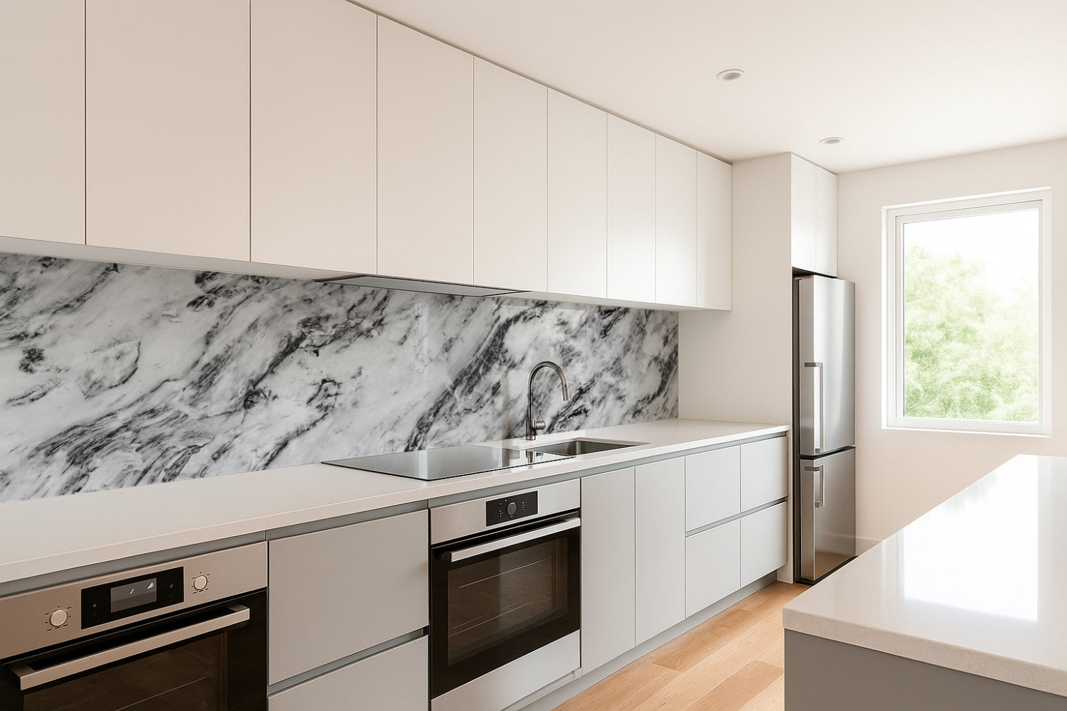 Küchenrückwand Marmoroptik