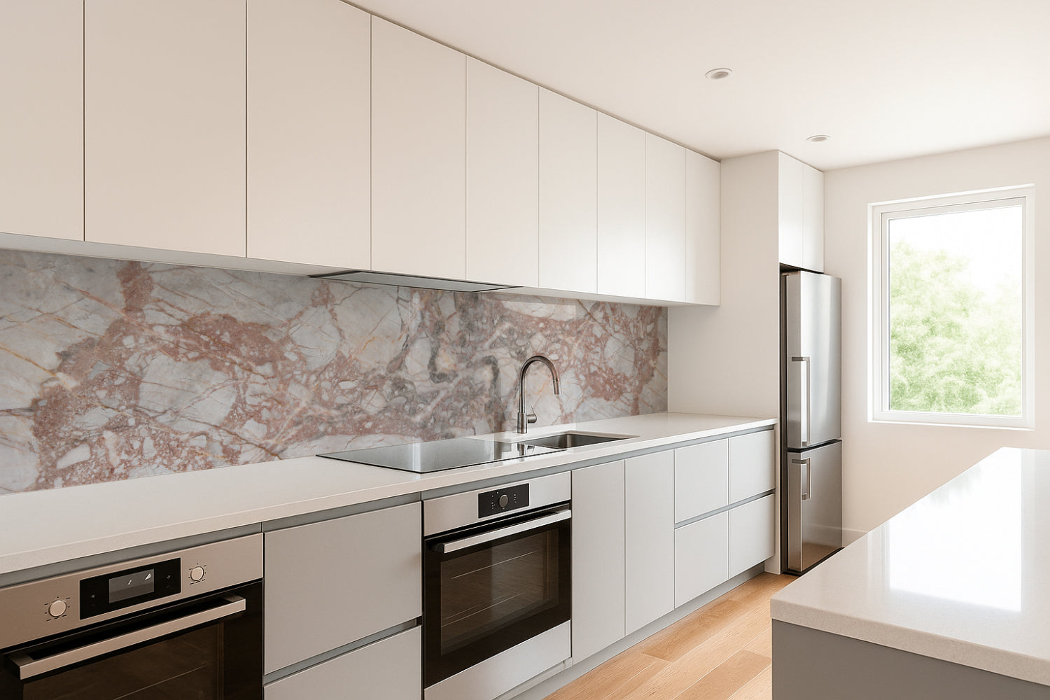 Küchenrückwand Marmoroptik