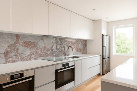 Küchenrückwand Marmoroptik