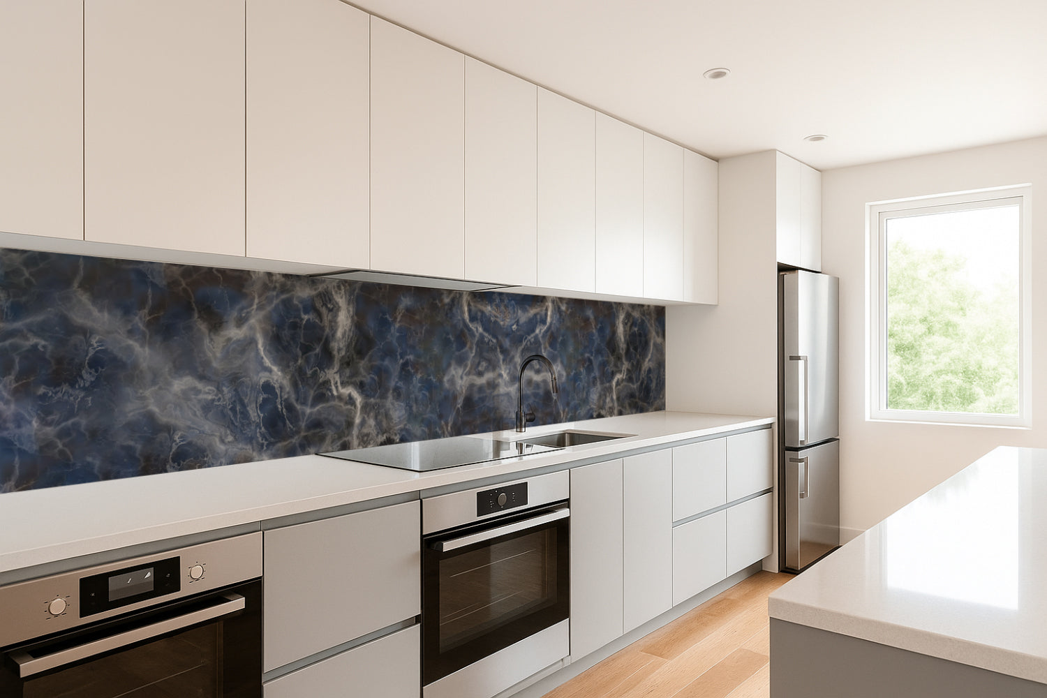 Küchenrückwand Marmoroptik