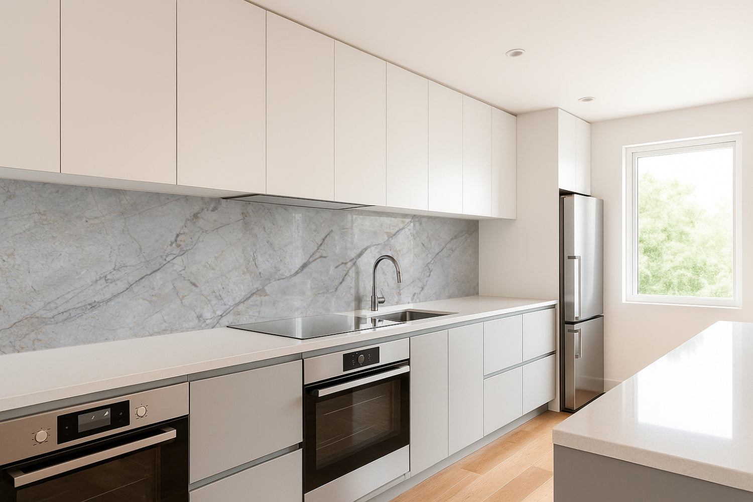 Küchenrückwand Marmoroptik