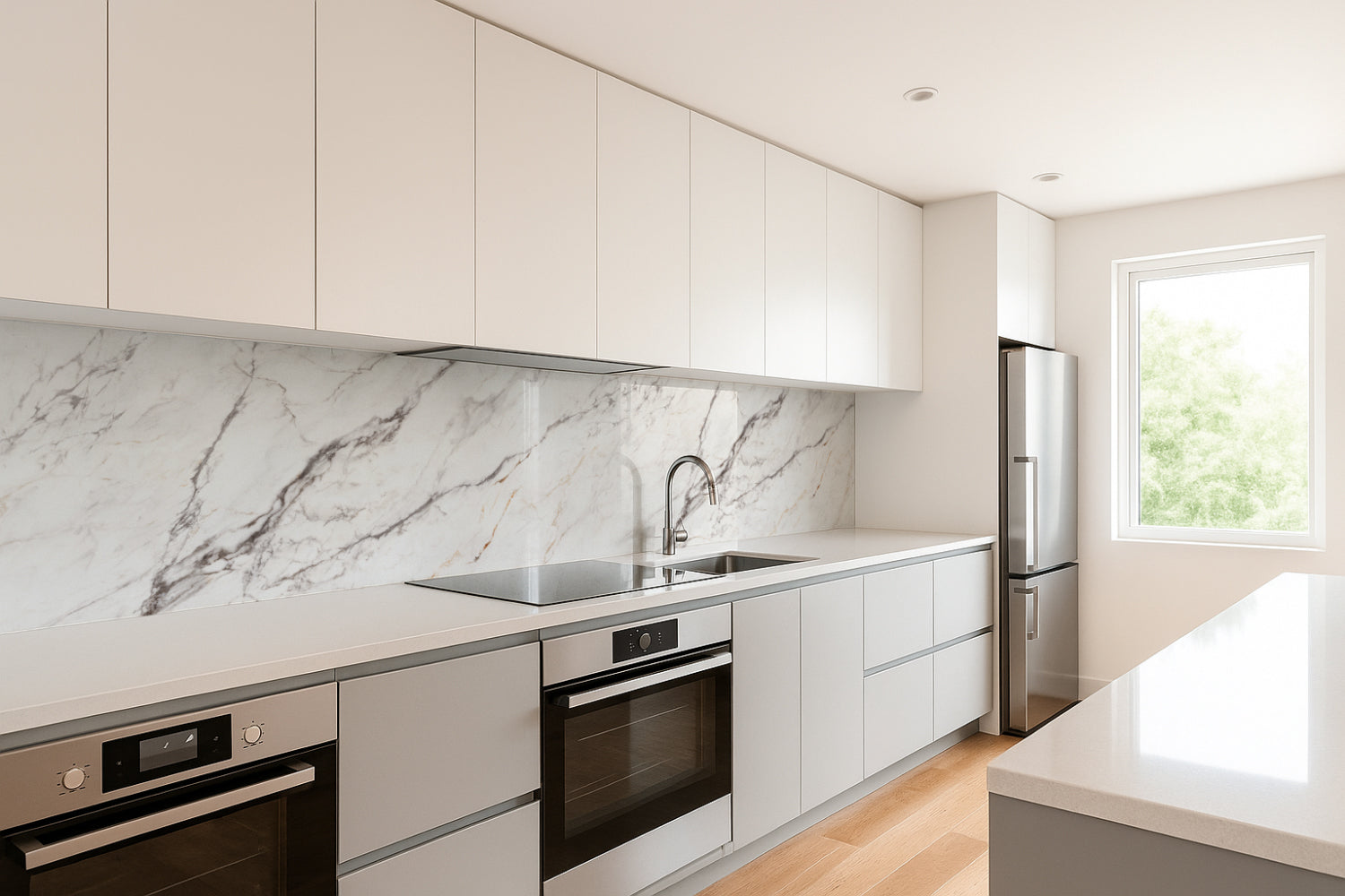 Küchenrückwand Marmoroptik