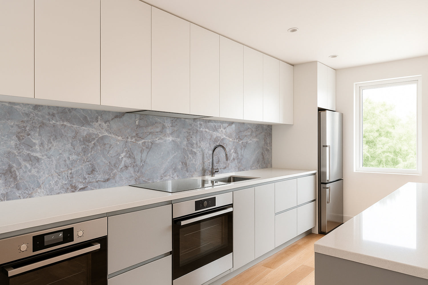 Küchenrückwand Marmoroptik