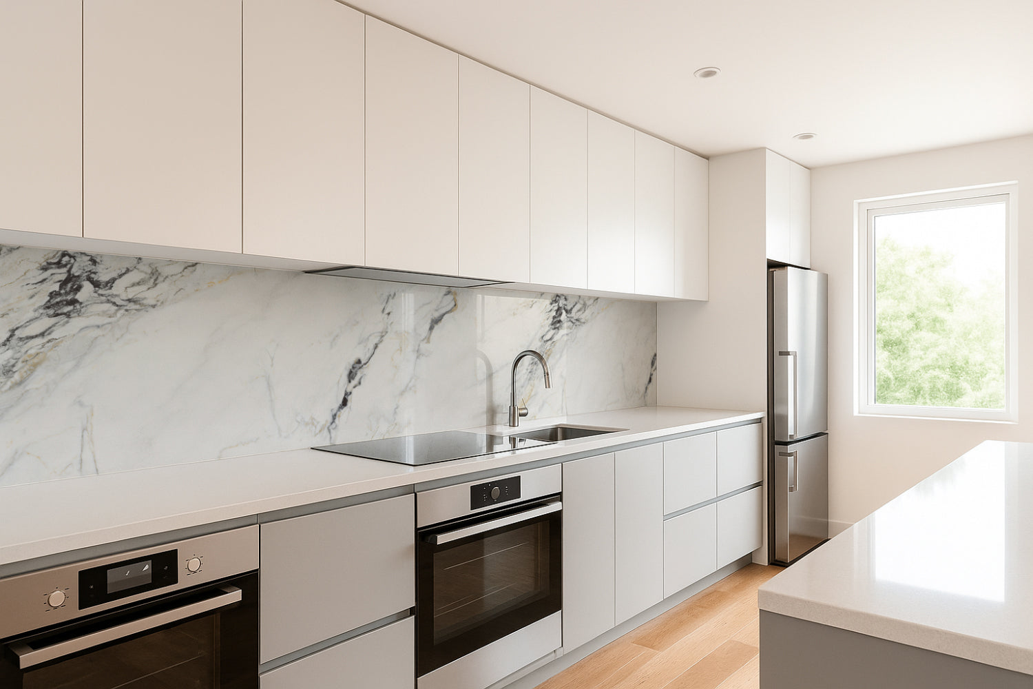 Küchenrückwand Marmoroptik