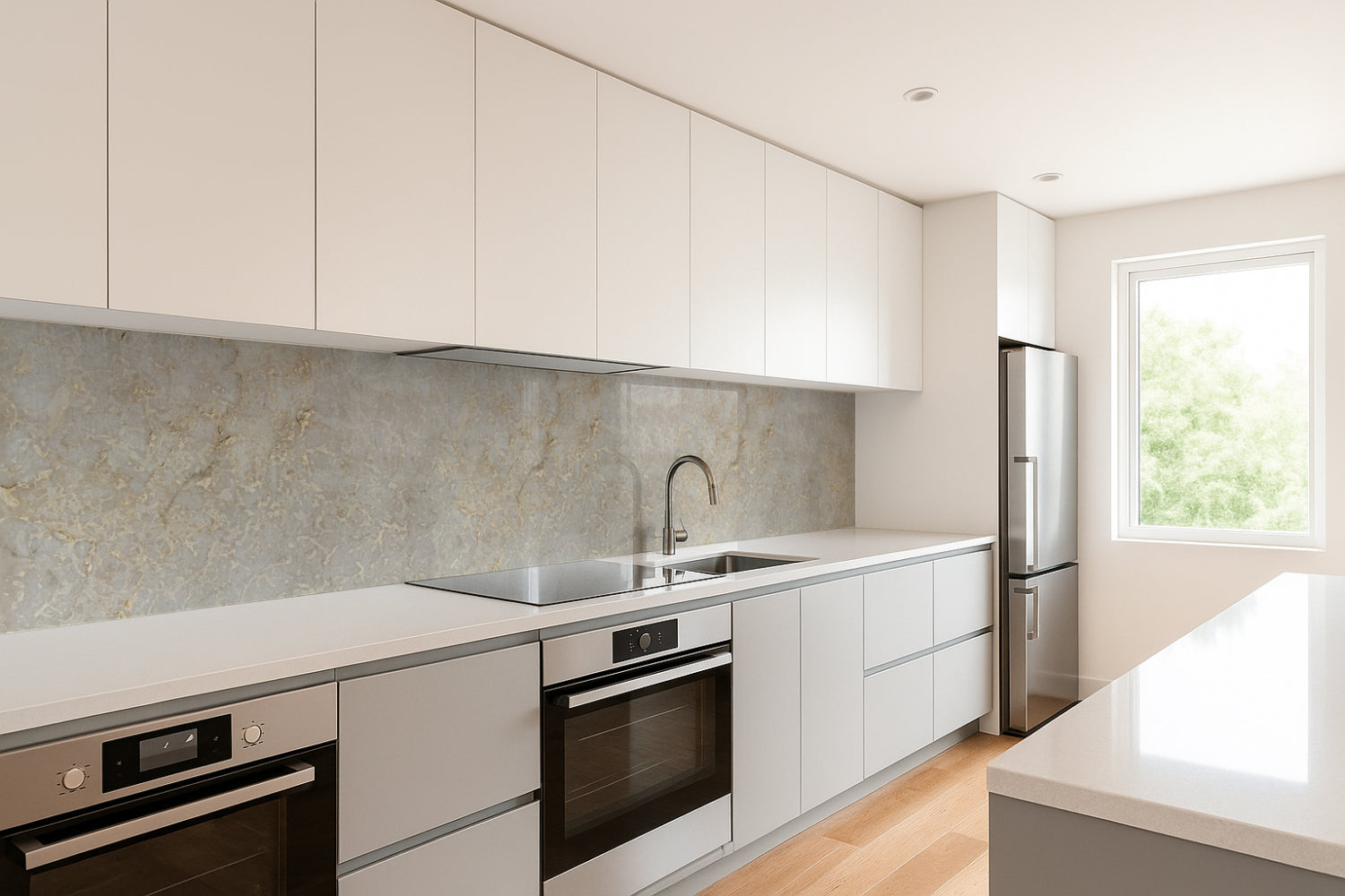 Küchenrückwand Marmoroptik