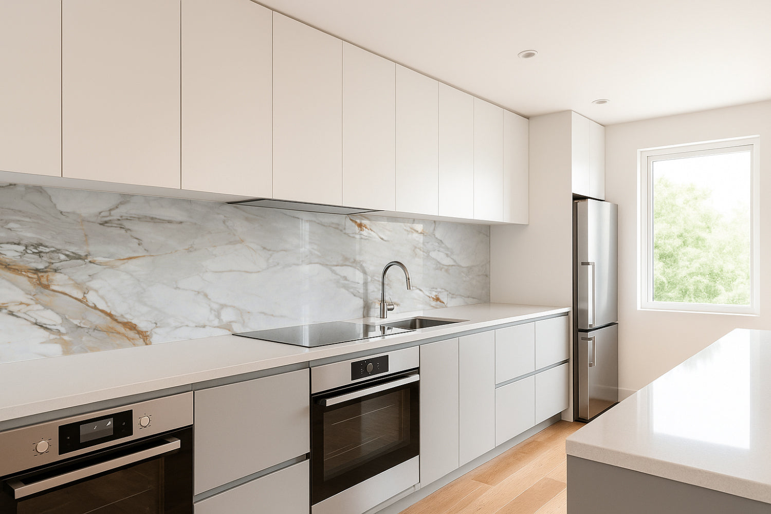 Küchenrückwand Marmoroptik