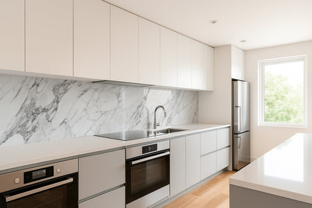 Küchenrückwand Marmoroptik