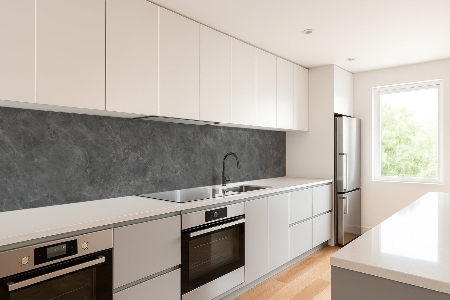 Küchenrückwand Marmoroptik