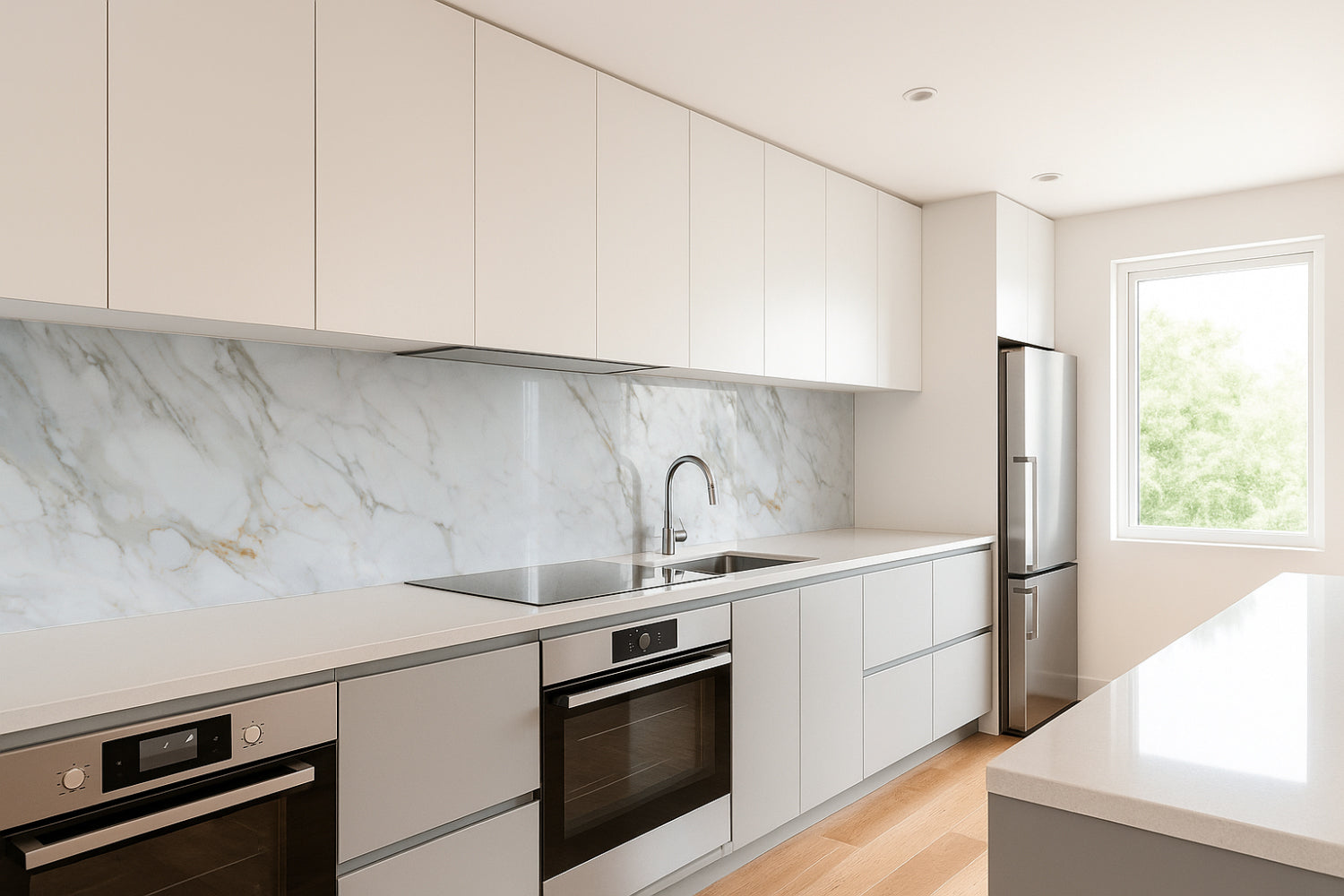 Küchenrückwand Marmoroptik