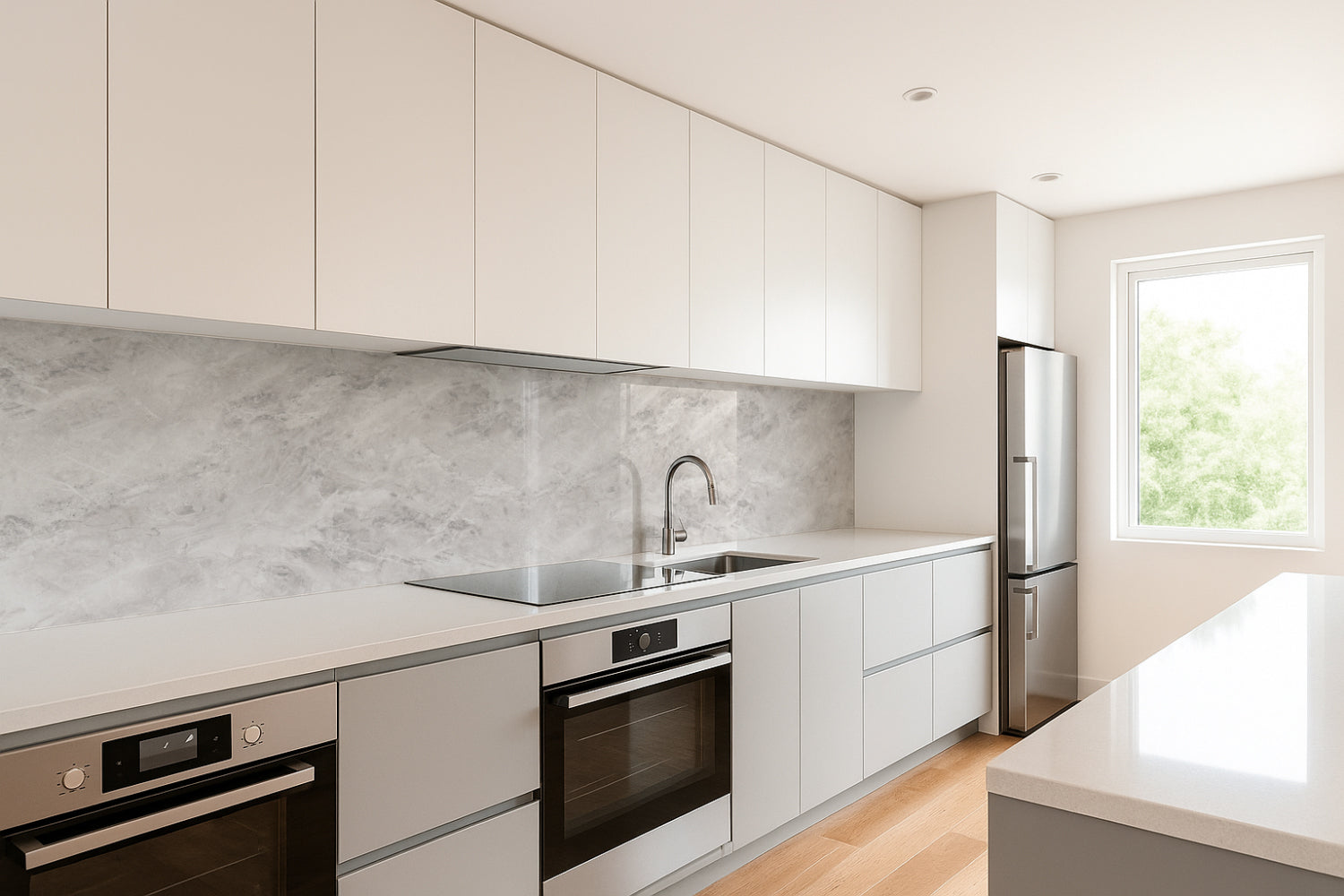 Küchenrückwand Marmoroptik