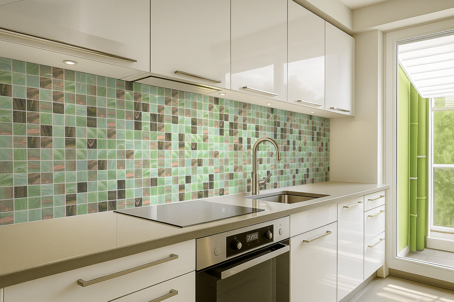 Küchenrückwand Fliesenoptik