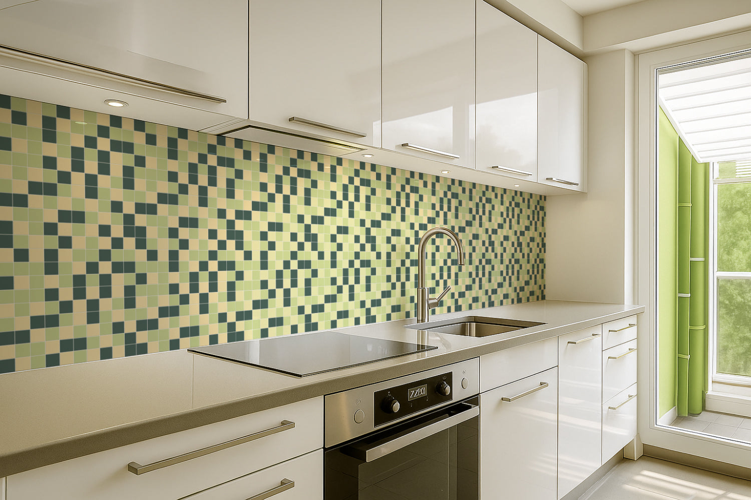 Küchenrückwand Fliesenoptik