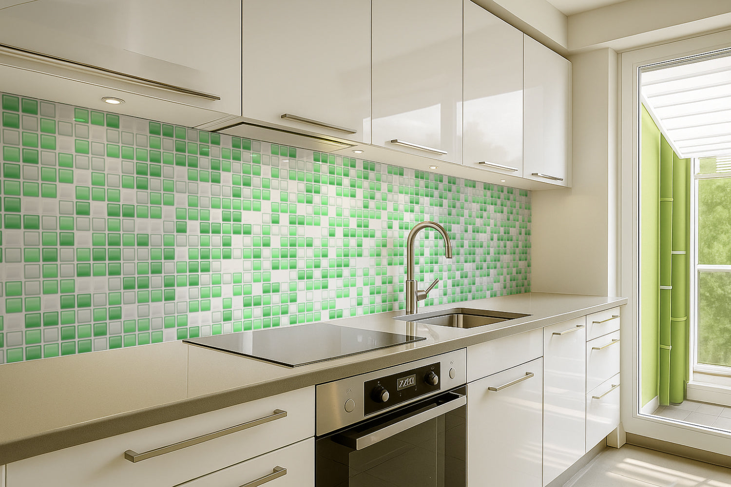 Küchenrückwand Fliesenoptik