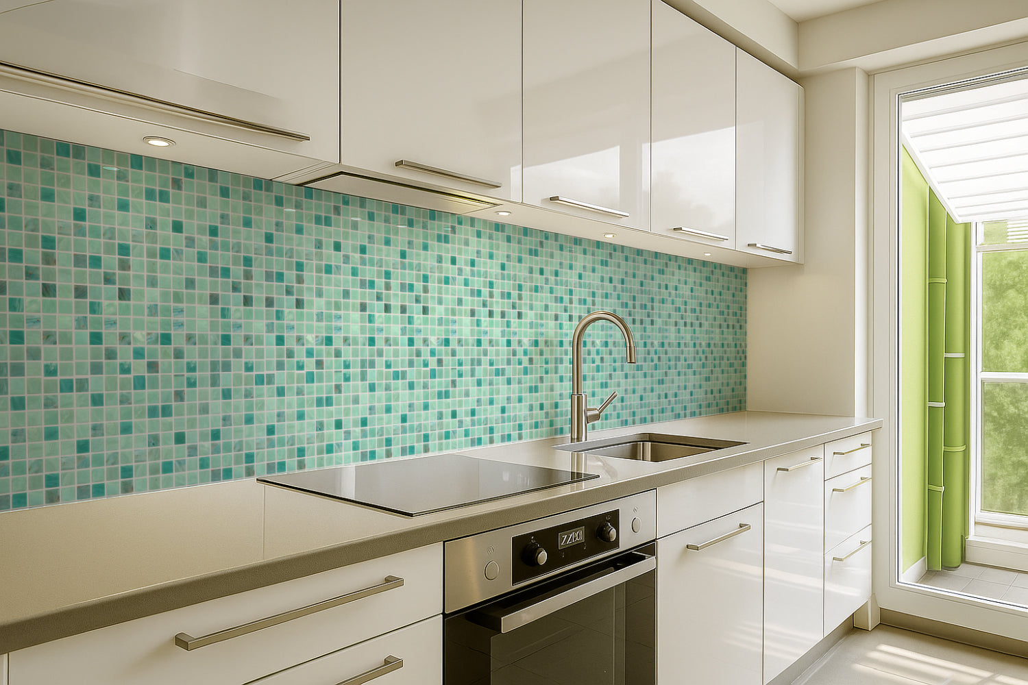 Küchenrückwand Fliesenoptik