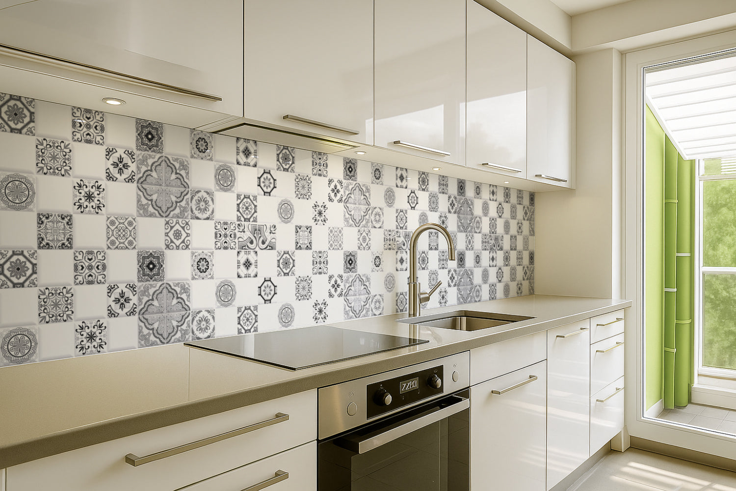 Küchenrückwand Fliesenoptik