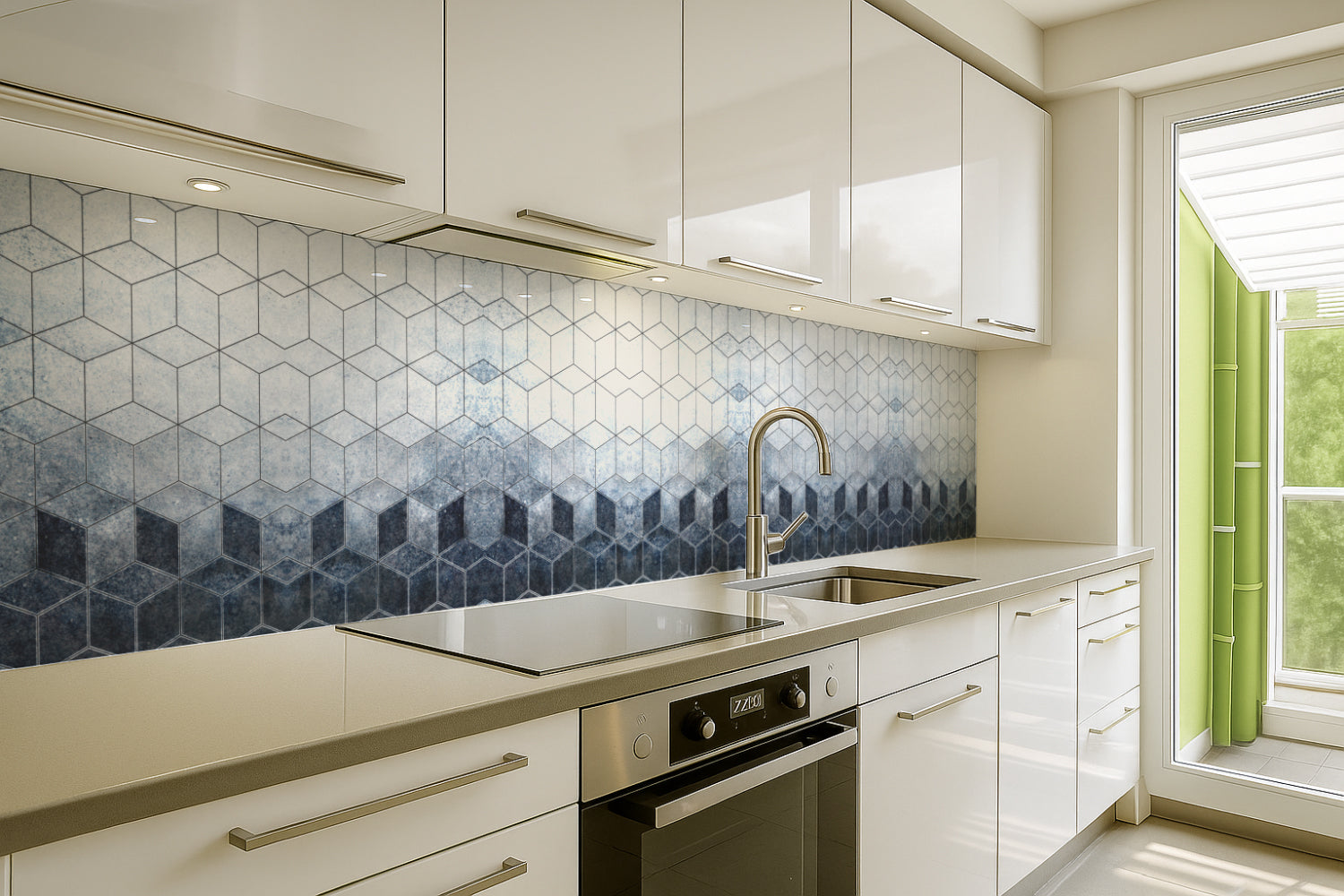 Küchenrückwand Fliesenoptik