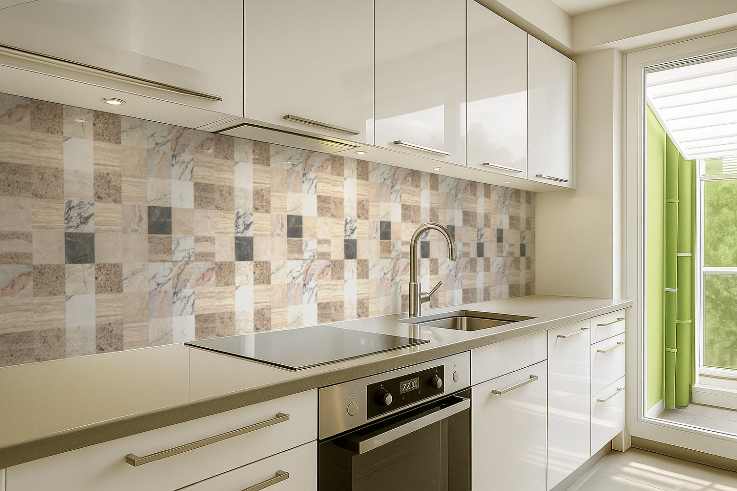 Küchenrückwand Fliesenoptik