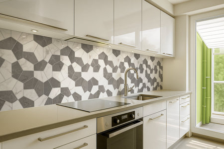 Küchenrückwand Fliesenoptik