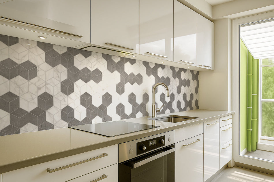 Küchenrückwand Fliesenoptik