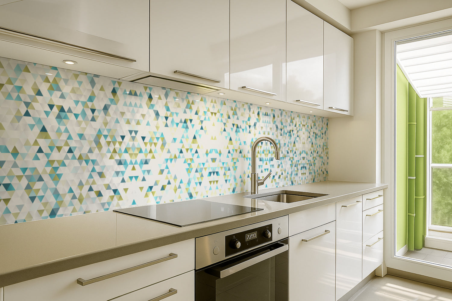 Küchenrückwand Fliesenoptik