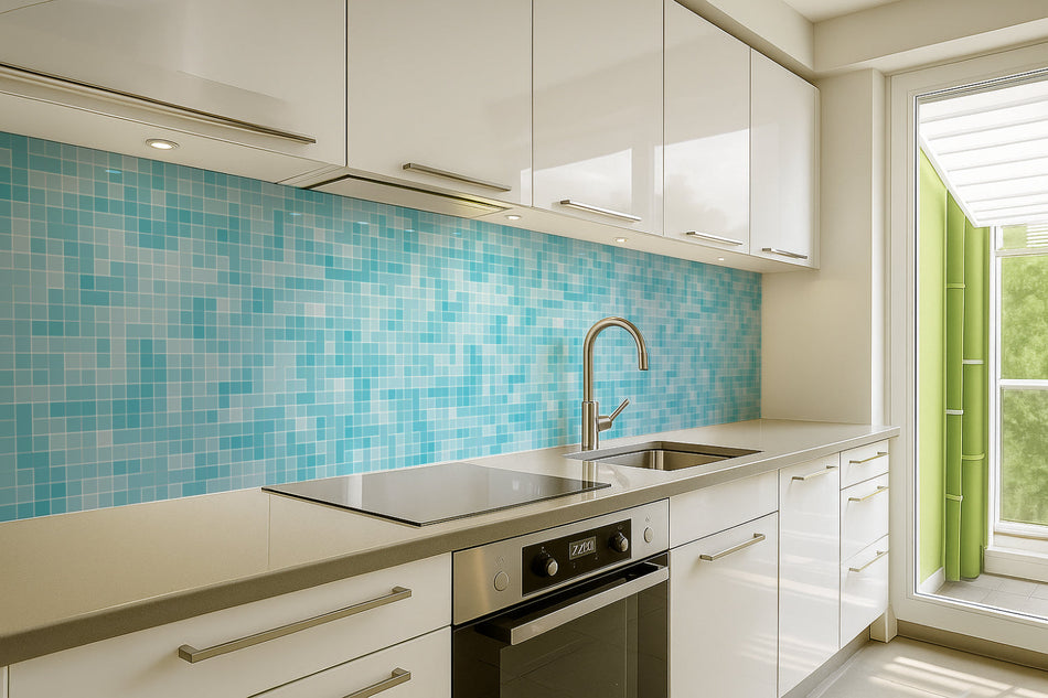 Spritzschutz Küche Fliesenoptik