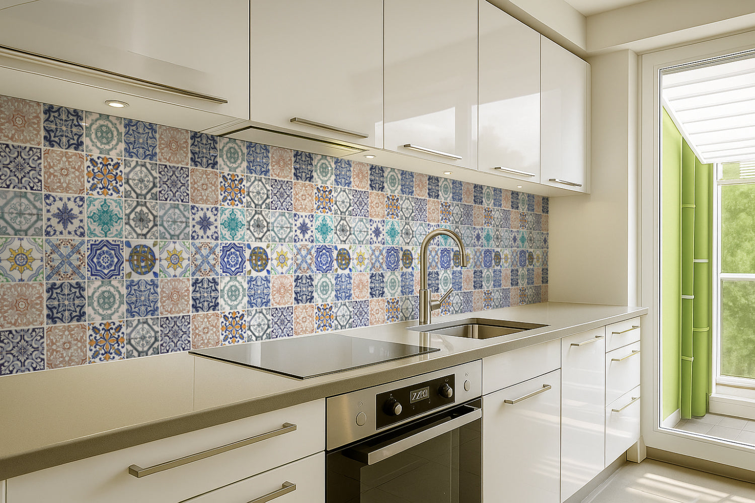 Küchenrückwand Patchwork