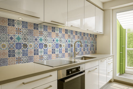 Küchenrückwand Patchwork