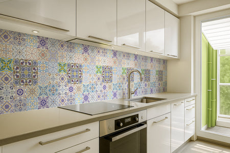 Küchenrückwand Patchwork