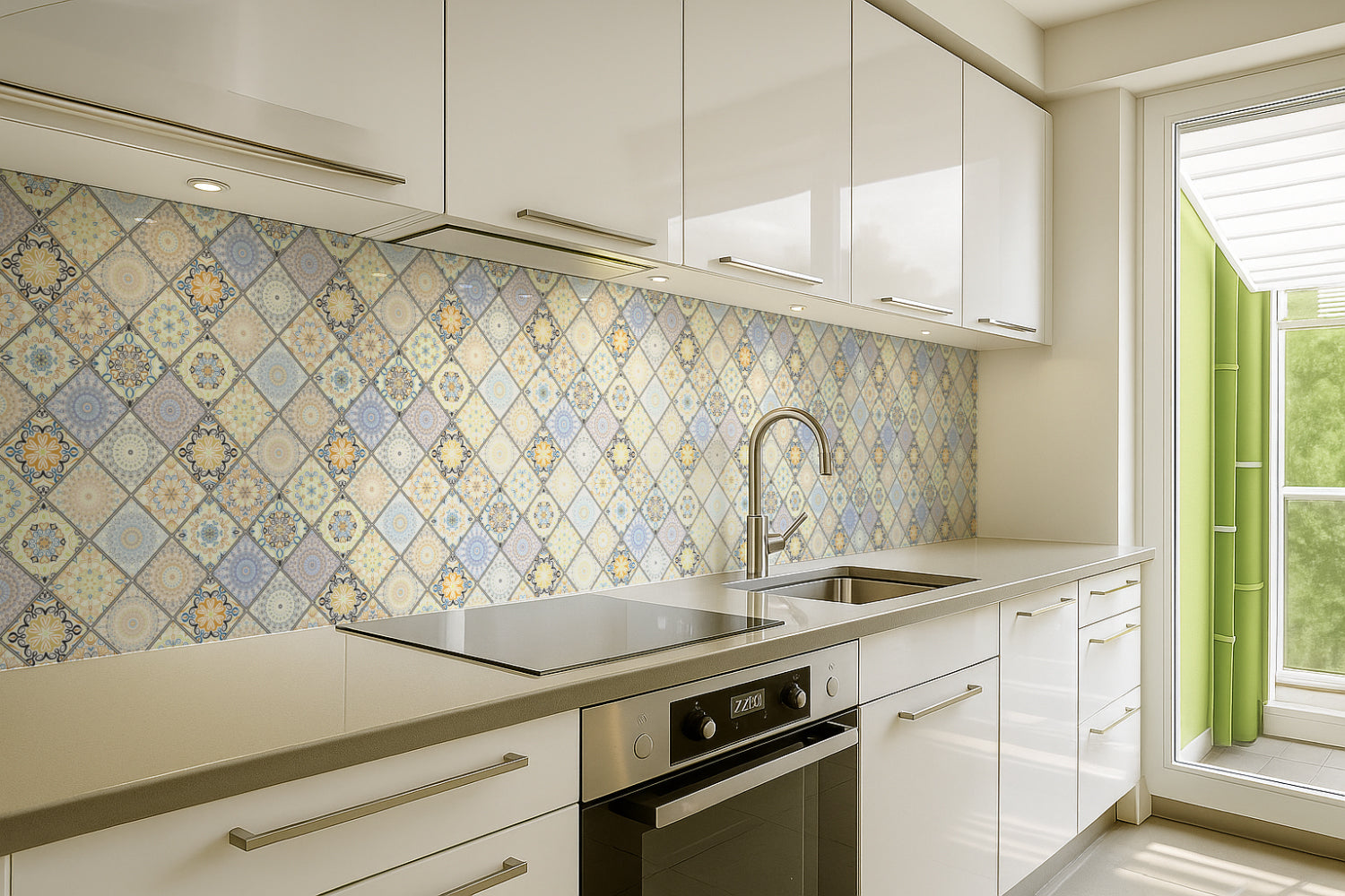 Küchenrückwand Patchwork