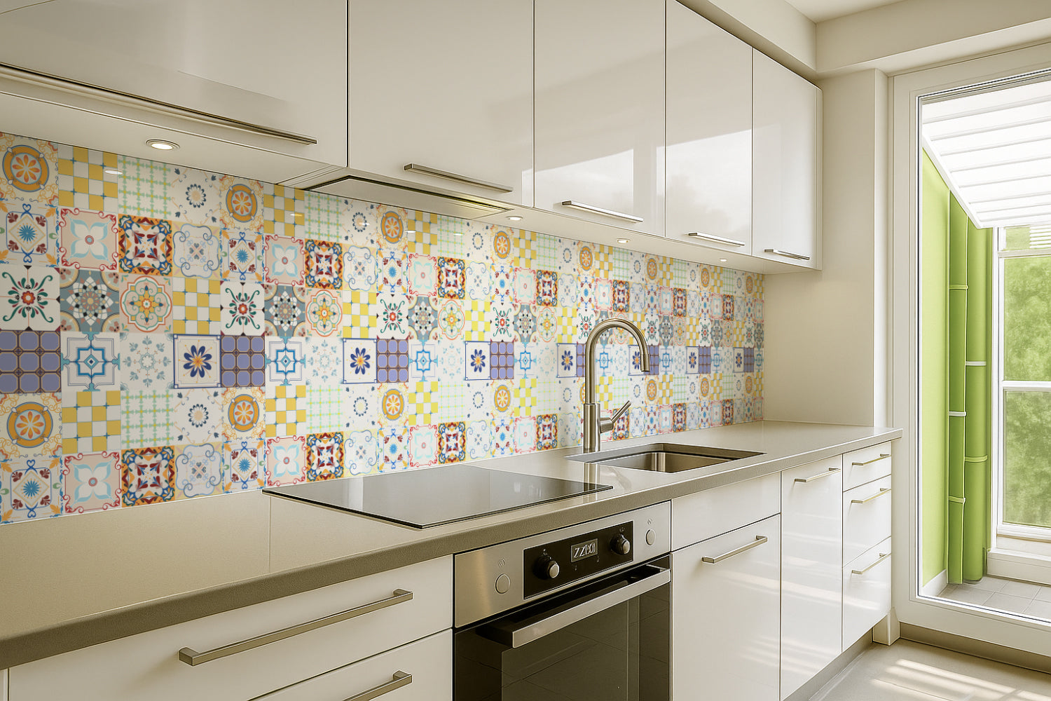 Küchenrückwand Patchwork