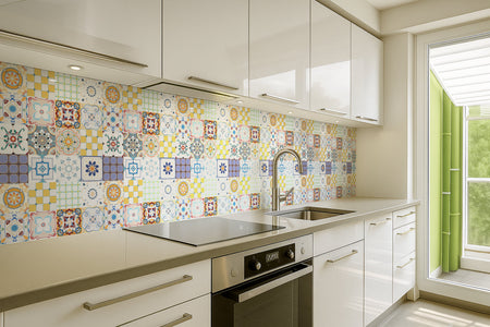 Küchenrückwand Patchwork