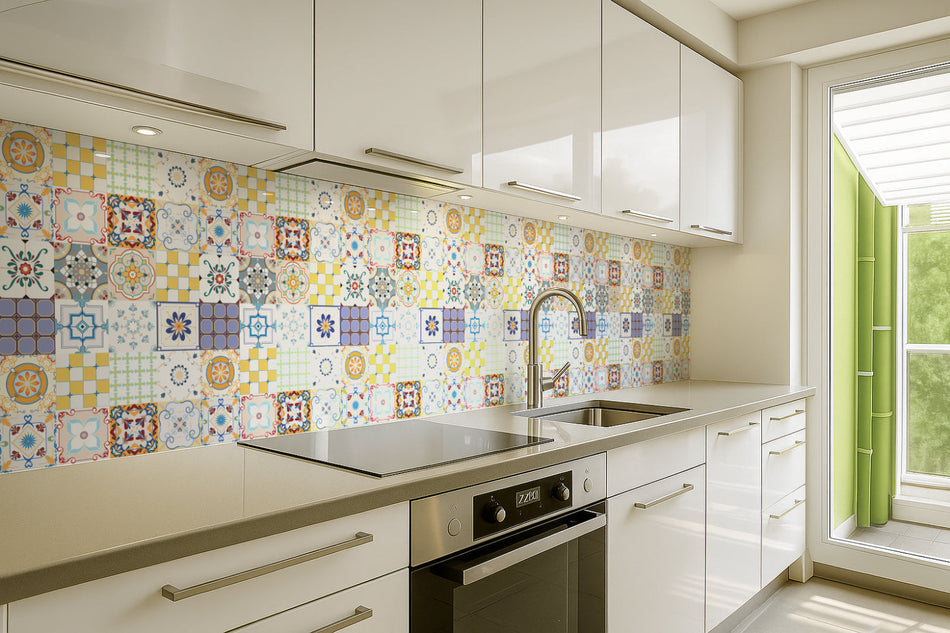 Küchenrückwand Patchwork