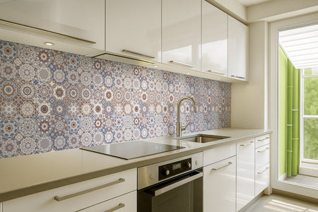 Küchenrückwand Patchwork