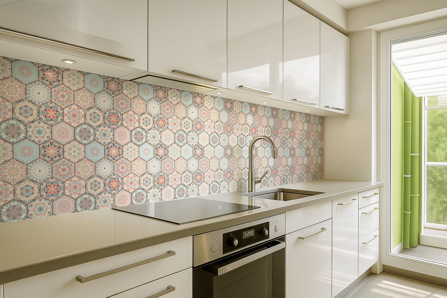 Küchenrückwand Patchwork