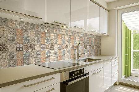 Küchenrückwand Patchwork