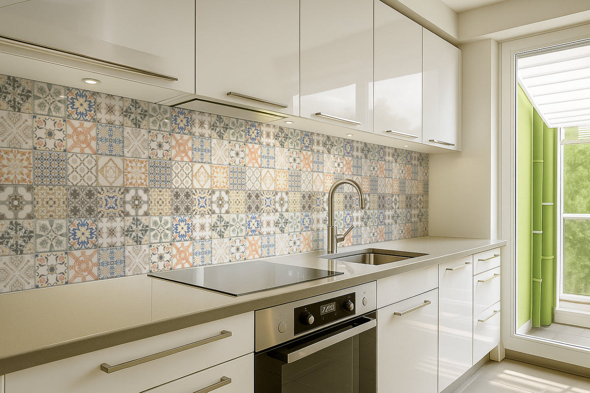 Küchenrückwand Patchwork