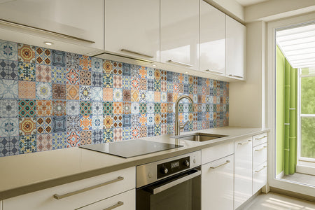 Küchenrückwand Patchwork