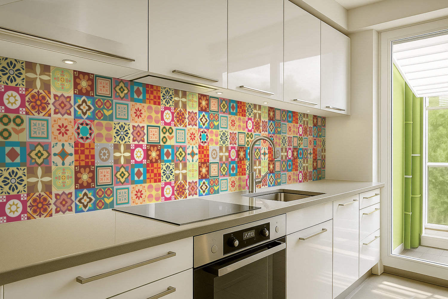 Küchenrückwand Patchwork