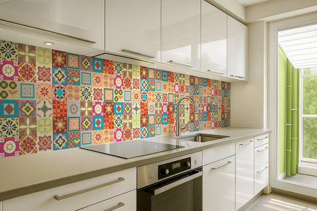 Küchenrückwand Patchwork