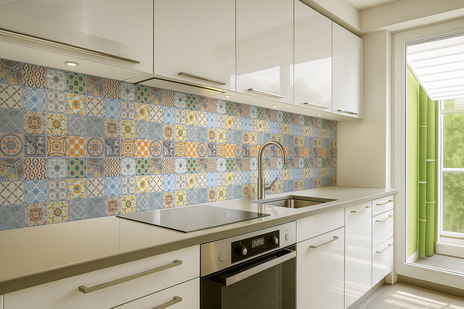 Küchenrückwand Patchwork