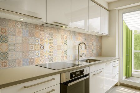 Küchenrückwand Patchwork