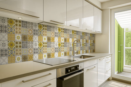 Küchenrückwand Patchwork