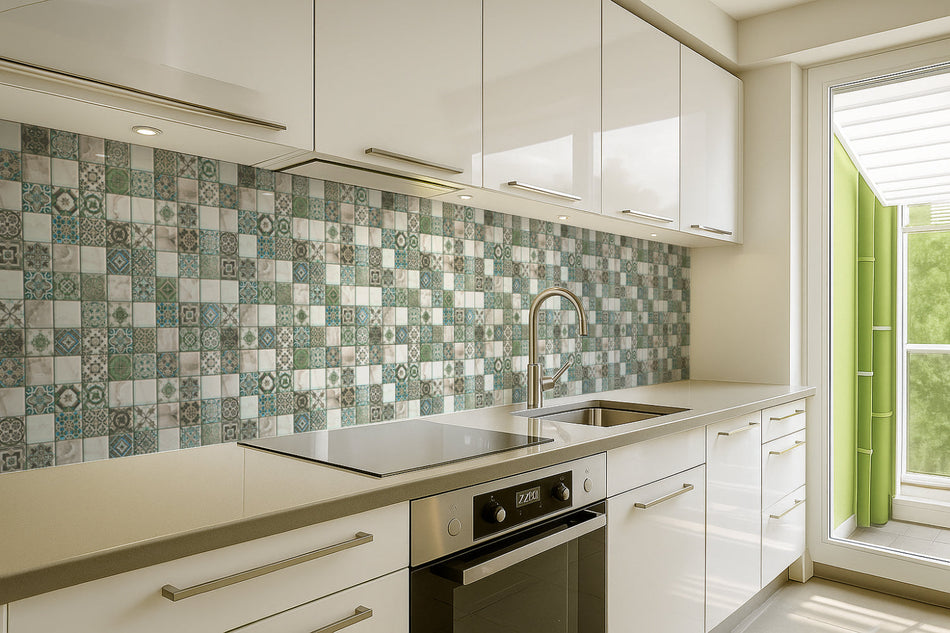 Küchenrückwand Patchwork