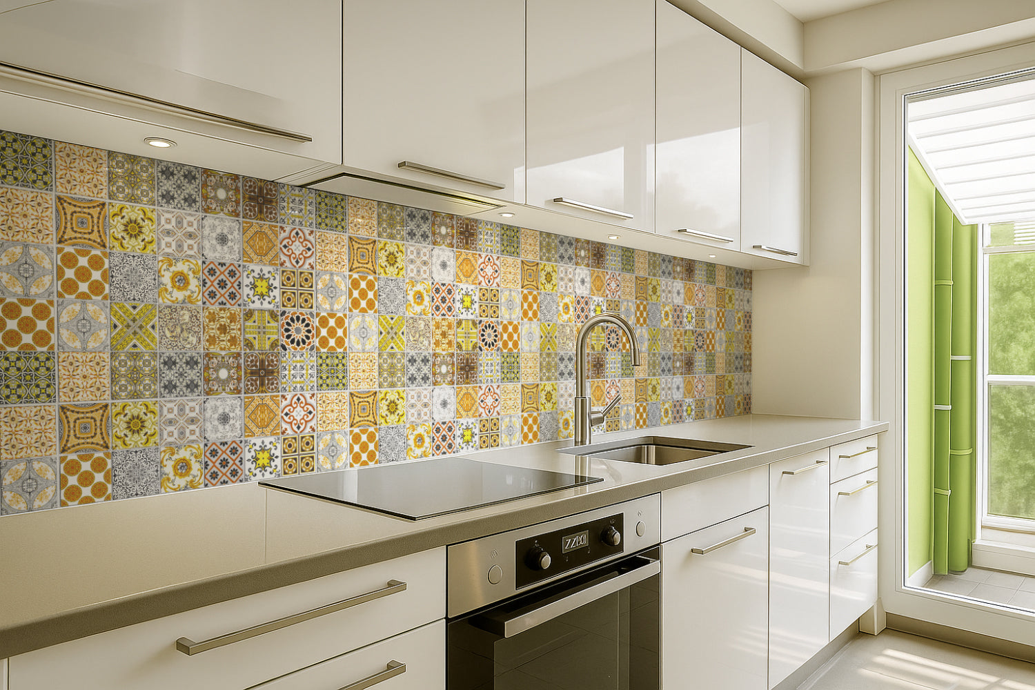 Küchenrückwand Patchwork