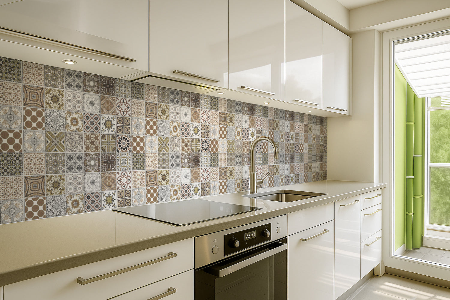 Küchenrückwand Patchwork