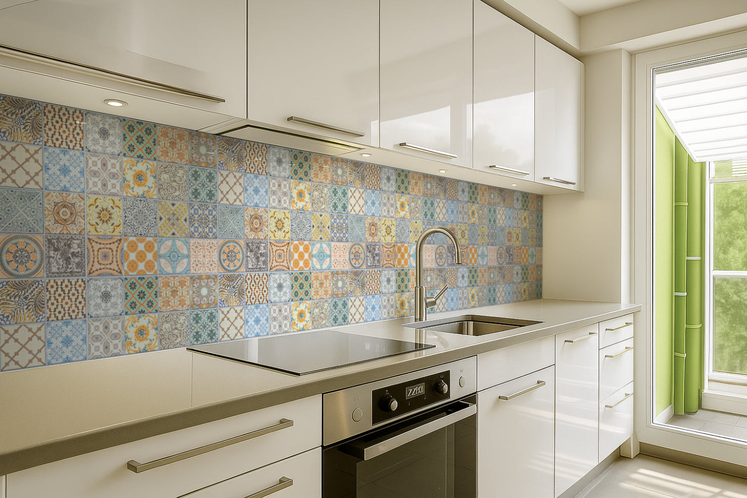 Küchenrückwand Patchwork