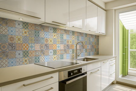 Küchenrückwand Patchwork