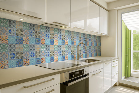 Küchenrückwand Patchwork